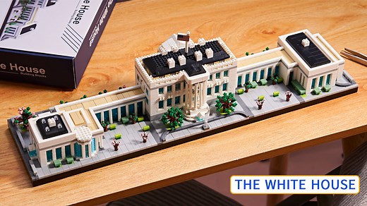 Watch DAFDAG Big Architecture The White House Model Building Kit on Amazon Live