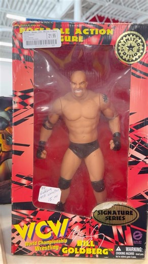 WCW Bill Goldberg 1998 poseable limited action figure #wrestling #actionfigure #billgoldberg