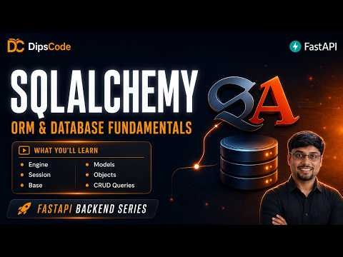 SQLAlchemy 2 (v2) From Scratch | Engine, Session, Base, Models & Queries | FastAPI Series #8