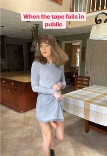 When Tucking Tape Fails in Public: An Oops Moment