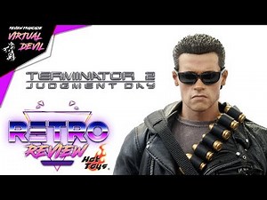 T-800 - Hot Toys - Terminator 2 - DX10 ! Retro Review !