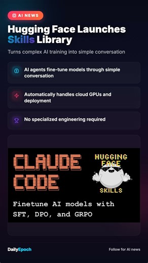Hugging Face Skills Just Dropped AI Training BY CHAT