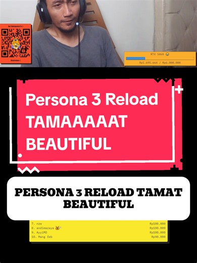 Such a beautiful game!!! Musik oke, story manteb, ending mak jleb. Semakin suka dengan seri Persona 😁 #persona3 #persona3reload #p3r #persona #atlus