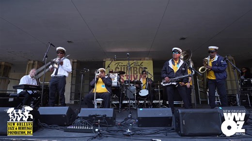 Treme Brass Band, live at Treme Creole Gumbo Fest in New Orleans' Armstrong Park! We're here through 8pm CT, celebrating the music, food, and dance that made New Orleans known around the world! Check out the schedule at tremegumbofest.com. | WWOZ 90.7 FM New Orleans