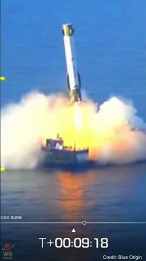 Historic Landing for Blue Origin: New Glenn Booster Lands 🔥