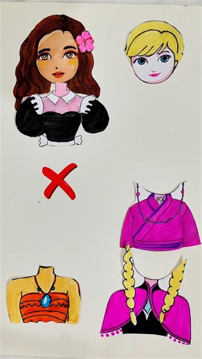 Disney princesses colouring video/Anime/art