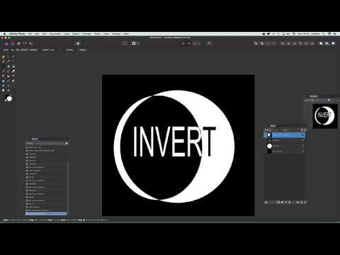 Invert / negative in Affinity Photo tutorial