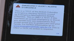 B.C. expanding use of emergency cell phone notifications