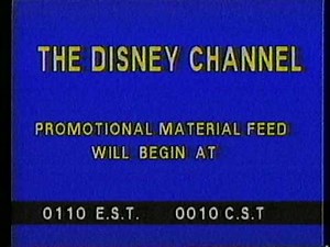 Disney Channel Sign Off & Promo Feed (1985)