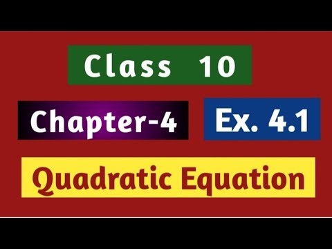 Class 10 Ex.-4.2 Q.1. Quadtatic Equation Chapter 4 Maths NCERT New Syllabus Class 10 CBSE Class 10