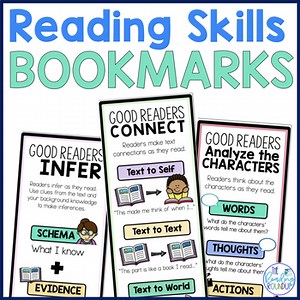 Reading Strategies Bookmark Fiction & Non Fiction Reading Comprehension Practice