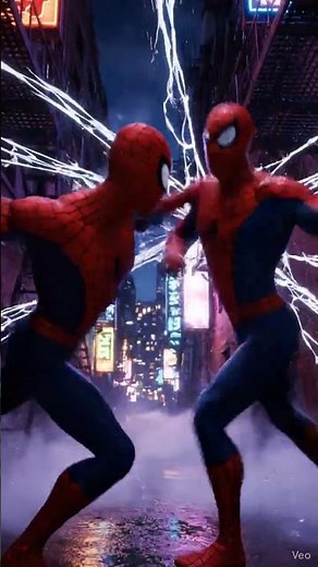 SPIDER-MAN vs SHADOW SPIDER-MAN 🕸️ Epic Neon Alley Fight | Ultra Cinematic