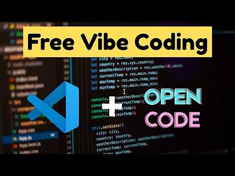 FREE Vibe Coding in VS Code using OpenCode | 100% Free