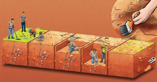 Como é feita uma escavação arqueológica?