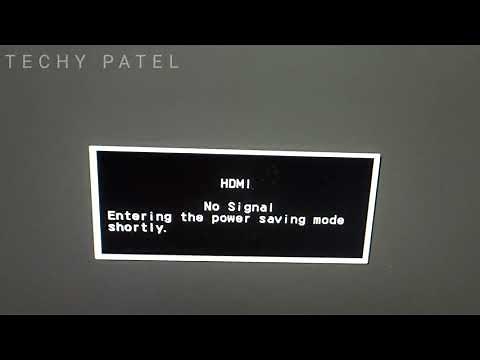 solve the power saving mode || Techy Patel || entering the power saving mode #troubleshoot