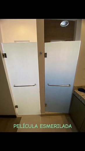 Polarizado Esmerilado para Ventanas de Baños