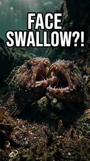 This Fish Opens Its Mouth 4x Its Body Size to Fight!