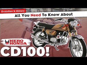 Hero Honda CD100: India's First 100cc 4 Stroke Bike | History & Evolution (CD Series)