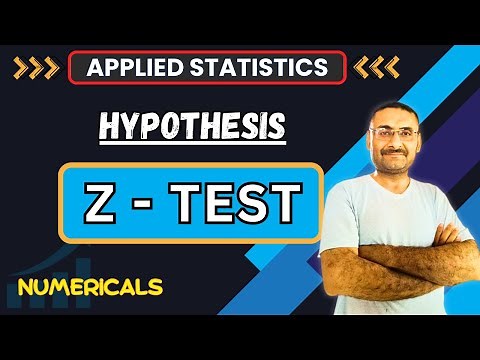 Z Test | Hypothesis significance | Applied Statistics | Advanced Mathematics | Btech | BCA BBA Bcom