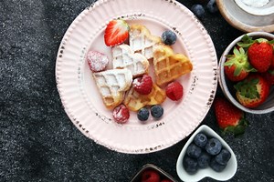 Vafle. Recept na domáce mäkké vafle, ktoré sa dajú jesť stále