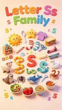 Letter S for Kindergarten