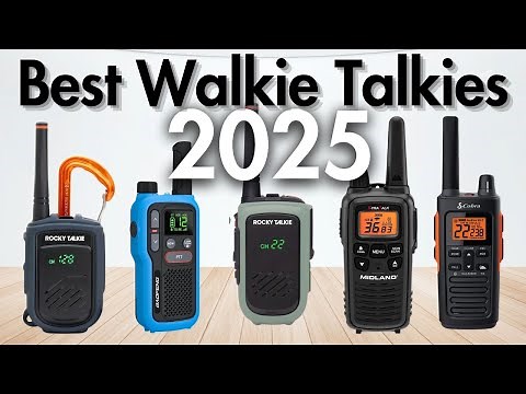 Top 5 Best Long Distance Walkie Talkies 2025 [Don't Buy Before Watching!]