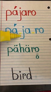 How to pronounce “bird” in Spanish