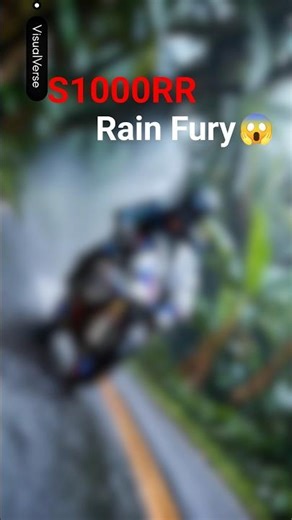 BMW S1000RR Rain Jungle Chase | Epic AI Cinematic Animation 4K | Visuals Verse | #shorts