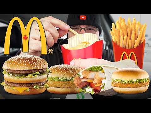 McDonald's | Mukbang 먹방 • Eating Show • My Favourite Food Items