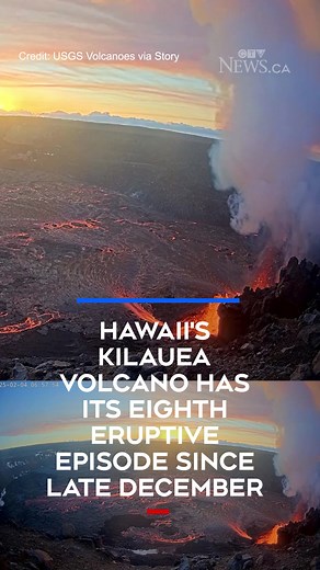 Kilauea Volcano's Eighth Eruption: Lava Fountains Soar
