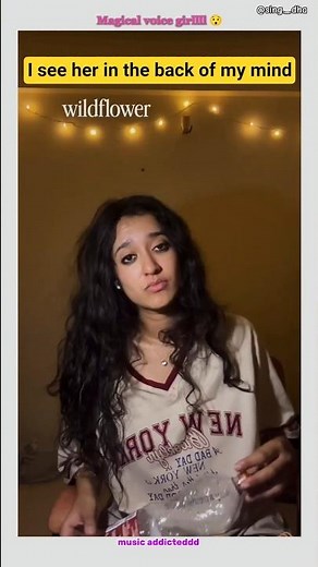 I see her in the back of my mind#wildflower #billieeilish #cover #songlyrics #trending #instagram