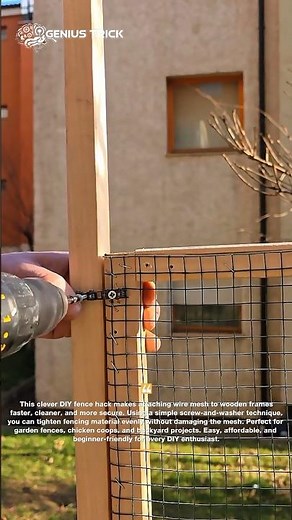 Smart Fence Fastening Trick