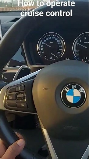 Cruise control activation and operation in BMW or any models #bmwlovers #bmwtech