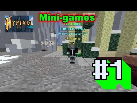 First time on Hypixel Grinch Simulator V2 Hypixel Mini-Games #1