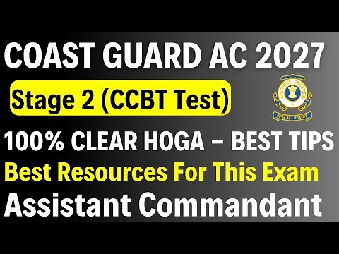Indian Coast Guard Assistant Commandant 2027 | Stage 2 PSB CCBT Test Practice With Exam Pattern