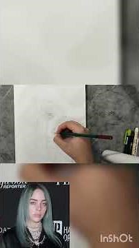 طرح بیلی ایلیش» Bilie Eilish Sketch🔔👍