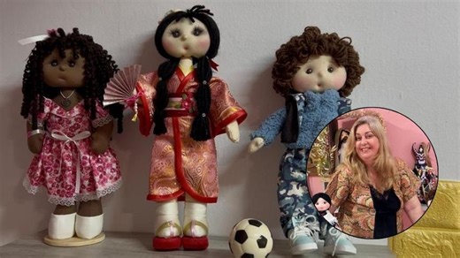 Inés Suárez, de Las Muñecas de Inés en Cáceres: 'He vendido mis muñecas a Rusia, Italia, Francia e incluso Miami'