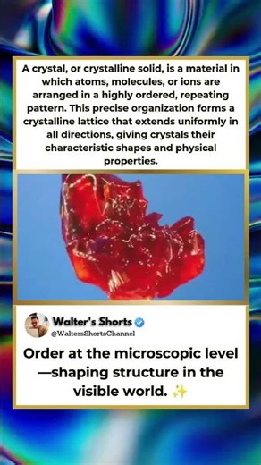 What Makes a Crystal… Perfect? 💎