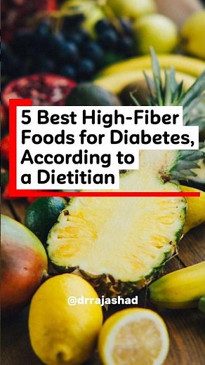 The 5 Best High-Fiber Foods for Diabetes, According to a Dietitian #diabetes