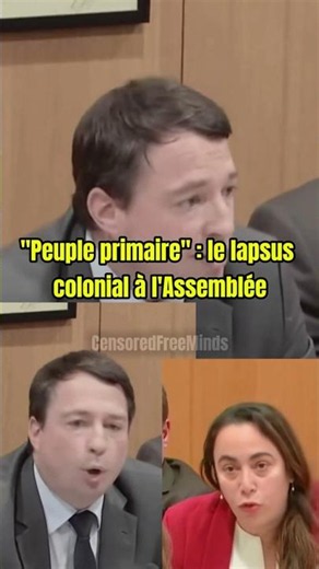 "Primitive people": the colonial slip-up