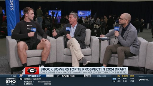 #Gergia TE Brock Bowers the difficulty of the #NFLCombine. | CBS Sports College Football