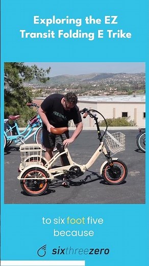 EZ Transit Folding Etrike with 750watt Motor