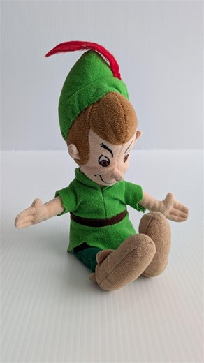 Disney Store Sitting Peter Pan Plush 8 Inch Stuffed Toy - Etsy UK