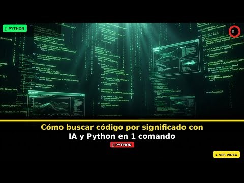 How to Search for Code by Meaning Using AI and Python in 1 Command