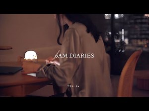 5AM Diaries | How to wake up early and not feel tired 🌼