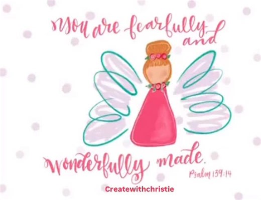 I love teaching lettering and scripture art using the Procreate app and my iPad! Would you like to learn how to create digital art and lettering projects like this angel GIF? Type keywords TRIBE for more information! | Create with Christie - faith based art & lettering