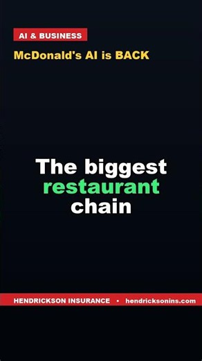 McDonald's AI is BACK