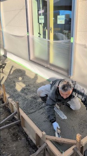 新築の土間打ち #注文住宅