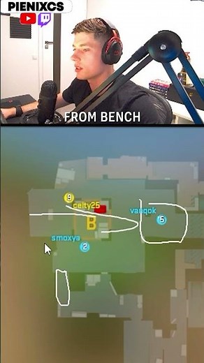 Use this position to win 10x more postplants on Mirage!🪑🧠#cs2 #cs2tips