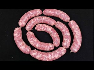 Homemade sausages recipe